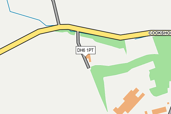 DH6 1PT map - OS OpenMap – Local (Ordnance Survey) DH6 1PT map - OS OpenMap – Local (Ordnance Survey)