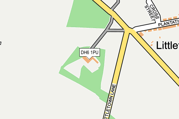 DH6 1PU map - OS OpenMap – Local (Ordnance Survey) DH6 1PU map - OS OpenMap – Local (Ordnance Survey)