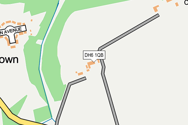 DH6 1QB map - OS OpenMap – Local (Ordnance Survey) DH6 1QB map - OS OpenMap – Local (Ordnance Survey)
