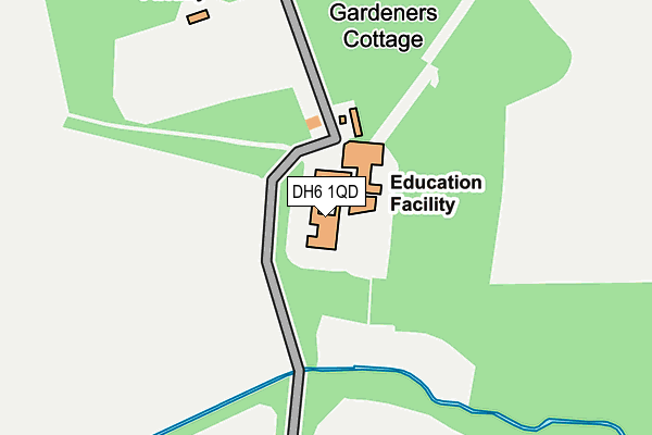 DH6 1QD map - OS OpenMap – Local (Ordnance Survey) DH6 1QD map - OS OpenMap – Local (Ordnance Survey)
