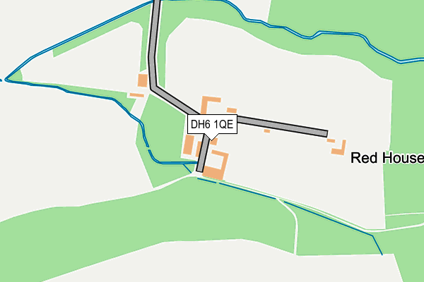 DH6 1QE map - OS OpenMap – Local (Ordnance Survey) DH6 1QE map - OS OpenMap – Local (Ordnance Survey)