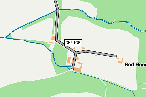 DH6 1QF map - OS OpenMap – Local (Ordnance Survey) DH6 1QF map - OS OpenMap – Local (Ordnance Survey)