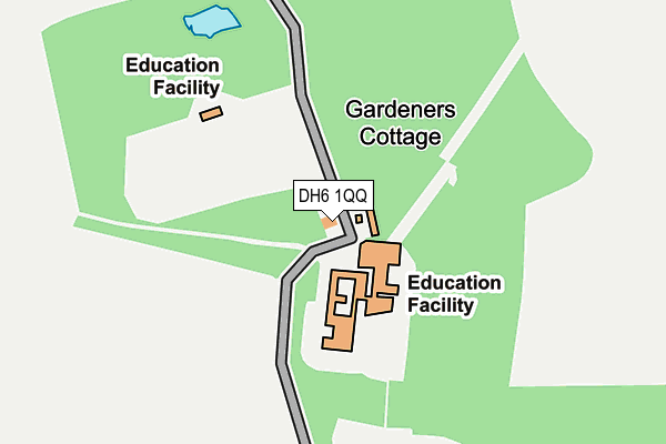 DH6 1QQ map - OS OpenMap – Local (Ordnance Survey) DH6 1QQ map - OS OpenMap – Local (Ordnance Survey)