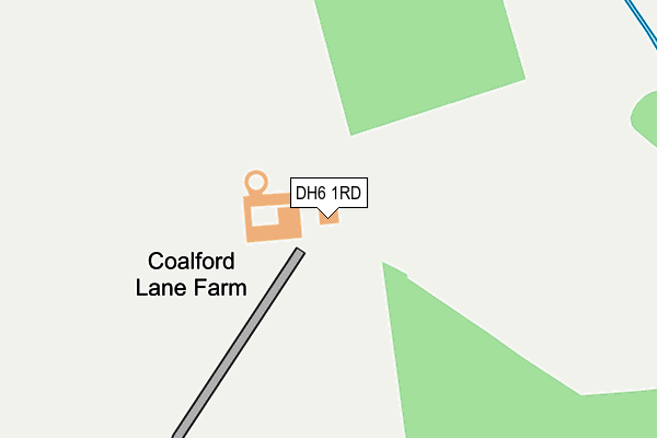 DH6 1RD map - OS OpenMap – Local (Ordnance Survey)