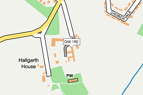 DH6 1RE map - OS OpenMap – Local (Ordnance Survey) DH6 1RE map - OS OpenMap – Local (Ordnance Survey)