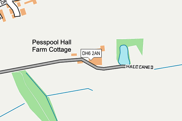 DH6 2AN map - OS OpenMap – Local (Ordnance Survey) DH6 2AN map - OS OpenMap – Local (Ordnance Survey)