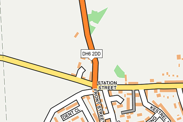 DH6 2DD map - OS OpenMap – Local (Ordnance Survey) DH6 2DD map - OS OpenMap – Local (Ordnance Survey)