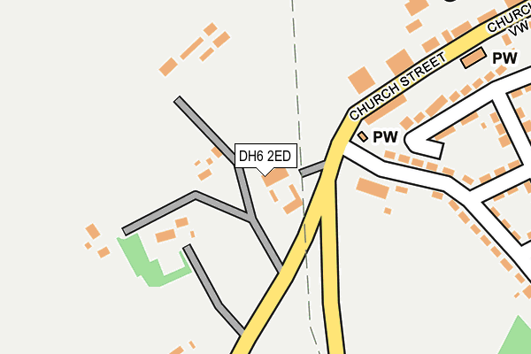 DH6 2ED map - OS OpenMap – Local (Ordnance Survey) DH6 2ED map - OS OpenMap – Local (Ordnance Survey)