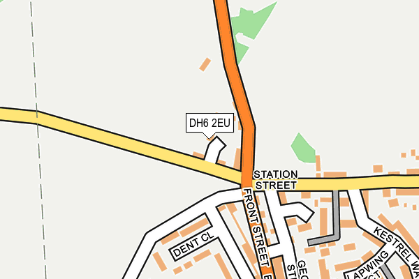 DH6 2EU map - OS OpenMap – Local (Ordnance Survey) DH6 2EU map - OS OpenMap – Local (Ordnance Survey)