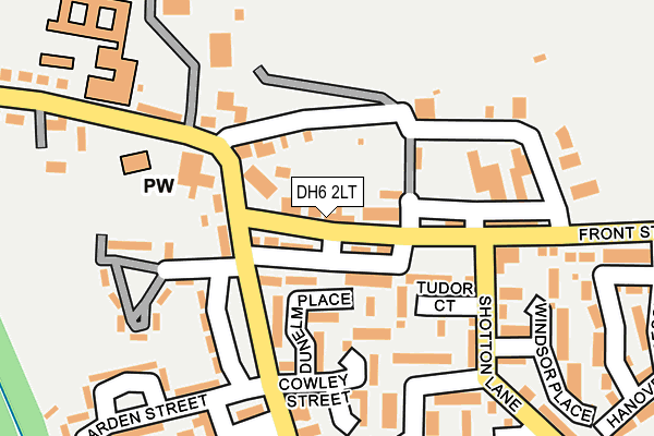 DH6 2LT map - OS OpenMap – Local (Ordnance Survey) DH6 2LT map - OS OpenMap – Local (Ordnance Survey)