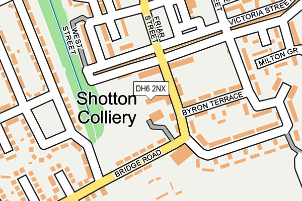 DH6 2NX map - OS OpenMap – Local (Ordnance Survey) DH6 2NX map - OS OpenMap – Local (Ordnance Survey)