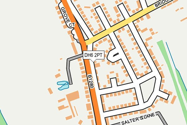 DH6 2PT map - OS OpenMap – Local (Ordnance Survey) DH6 2PT map - OS OpenMap – Local (Ordnance Survey)