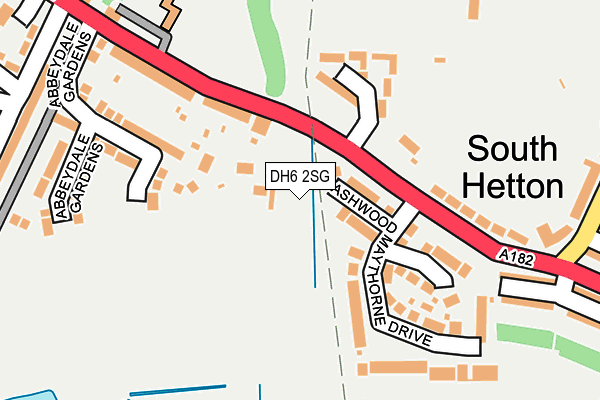 DH6 2SG map - OS OpenMap – Local (Ordnance Survey) DH6 2SG map - OS OpenMap – Local (Ordnance Survey)