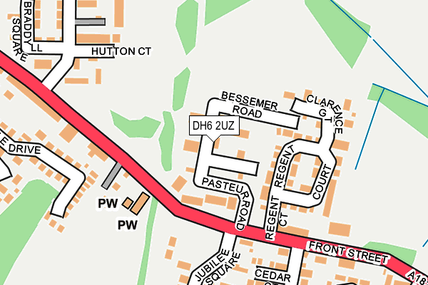 DH6 2UZ map - OS OpenMap – Local (Ordnance Survey) DH6 2UZ map - OS OpenMap – Local (Ordnance Survey)