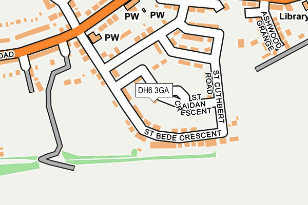 DH6 3GA map - OS OpenMap – Local (Ordnance Survey) DH6 3GA map - OS OpenMap – Local (Ordnance Survey)