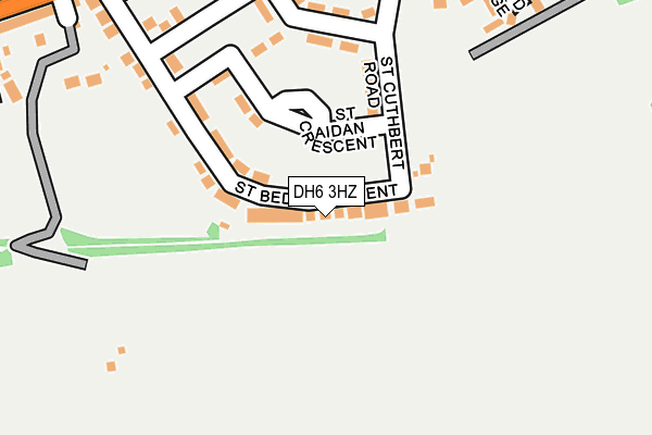 DH6 3HZ map - OS OpenMap – Local (Ordnance Survey) DH6 3HZ map - OS OpenMap – Local (Ordnance Survey)