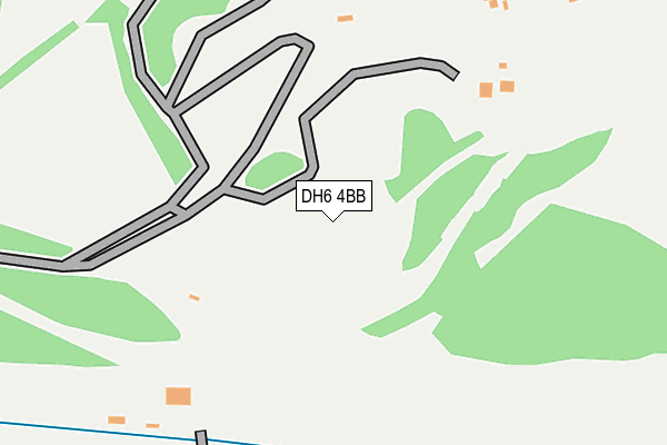 DH6 4BB map - OS OpenMap – Local (Ordnance Survey) DH6 4BB map - OS OpenMap – Local (Ordnance Survey)
