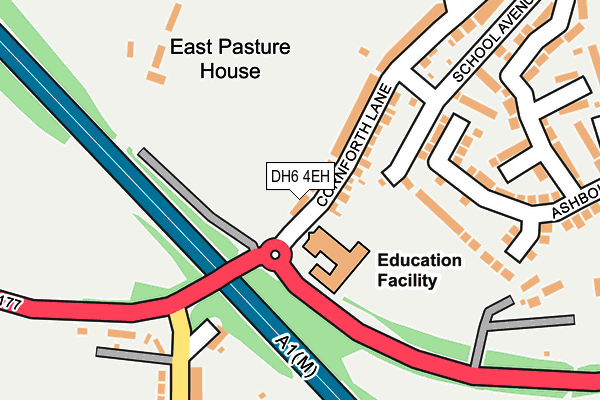DH6 4EH map - OS OpenMap – Local (Ordnance Survey) DH6 4EH map - OS OpenMap – Local (Ordnance Survey)