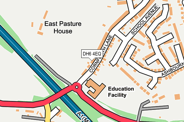 DH6 4EQ map - OS OpenMap – Local (Ordnance Survey) DH6 4EQ map - OS OpenMap – Local (Ordnance Survey)