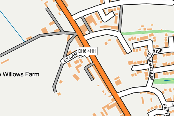 DH6 4HH map - OS OpenMap – Local (Ordnance Survey) DH6 4HH map - OS OpenMap – Local (Ordnance Survey)