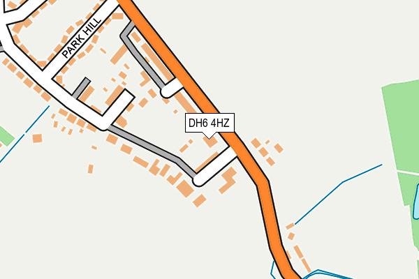 DH6 4HZ map - OS OpenMap – Local (Ordnance Survey) DH6 4HZ map - OS OpenMap – Local (Ordnance Survey)