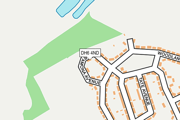 DH6 4ND map - OS OpenMap – Local (Ordnance Survey) DH6 4ND map - OS OpenMap – Local (Ordnance Survey)