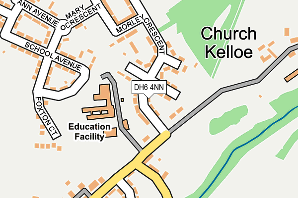 DH6 4NN map - OS OpenMap – Local (Ordnance Survey) DH6 4NN map - OS OpenMap – Local (Ordnance Survey)