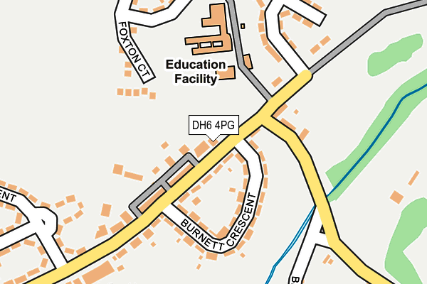 DH6 4PG map - OS OpenMap – Local (Ordnance Survey) DH6 4PG map - OS OpenMap – Local (Ordnance Survey)