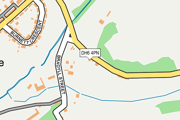 DH6 4PN map - OS OpenMap – Local (Ordnance Survey) DH6 4PN map - OS OpenMap – Local (Ordnance Survey)