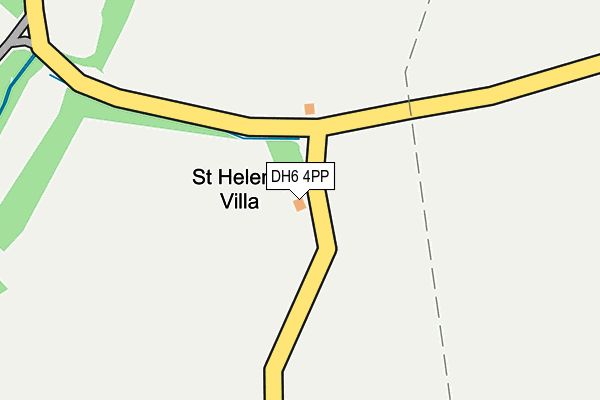 DH6 4PP map - OS OpenMap – Local (Ordnance Survey) DH6 4PP map - OS OpenMap – Local (Ordnance Survey)
