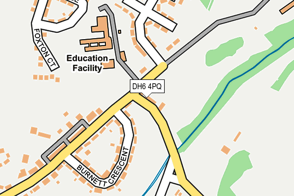 DH6 4PQ map - OS OpenMap – Local (Ordnance Survey) DH6 4PQ map - OS OpenMap – Local (Ordnance Survey)