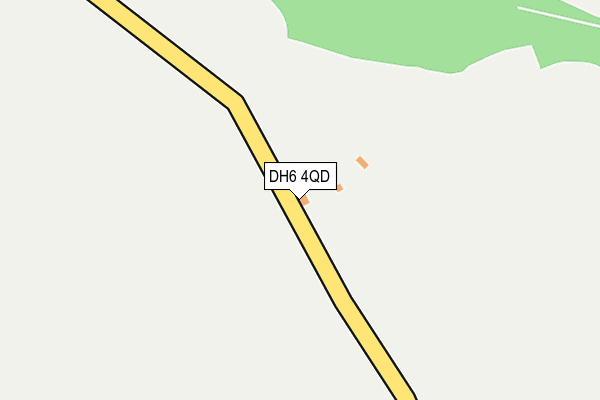 DH6 4QD map - OS OpenMap – Local (Ordnance Survey) DH6 4QD map - OS OpenMap – Local (Ordnance Survey)