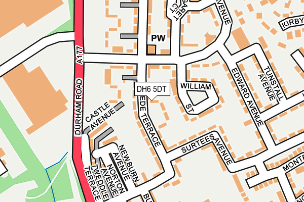 DH6 5DT map - OS OpenMap – Local (Ordnance Survey) DH6 5DT map - OS OpenMap – Local (Ordnance Survey)