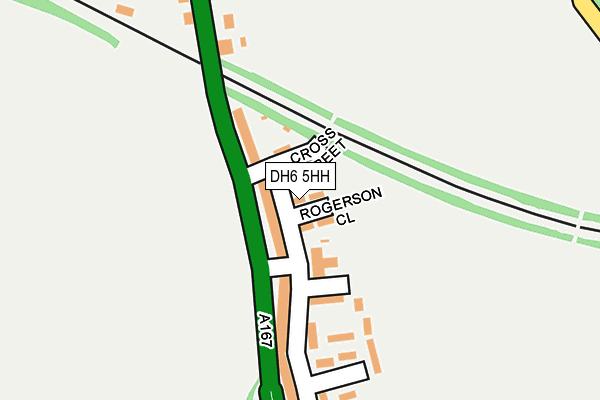 DH6 5HH map - OS OpenMap – Local (Ordnance Survey) DH6 5HH map - OS OpenMap – Local (Ordnance Survey)