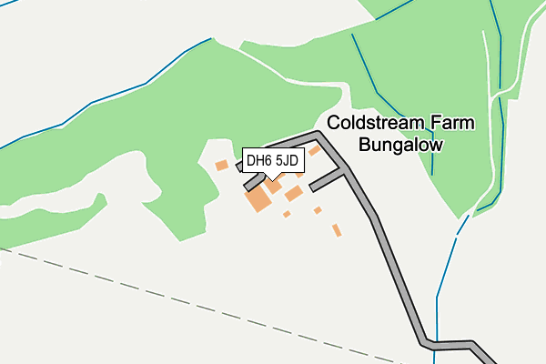 DH6 5JD map - OS OpenMap – Local (Ordnance Survey) DH6 5JD map - OS OpenMap – Local (Ordnance Survey)