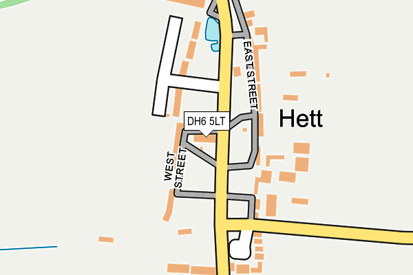DH6 5LT map - OS OpenMap – Local (Ordnance Survey) DH6 5LT map - OS OpenMap – Local (Ordnance Survey)