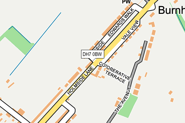 DH7 0BW map - OS OpenMap – Local (Ordnance Survey) DH7 0BW map - OS OpenMap – Local (Ordnance Survey)