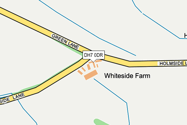 DH7 0DR map - OS OpenMap – Local (Ordnance Survey) DH7 0DR map - OS OpenMap – Local (Ordnance Survey)