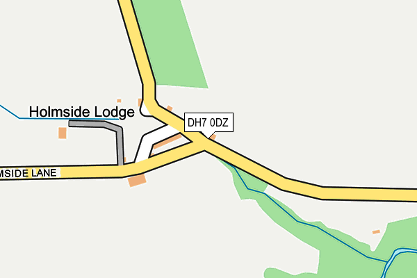 DH7 0DZ map - OS OpenMap – Local (Ordnance Survey) DH7 0DZ map - OS OpenMap – Local (Ordnance Survey)
