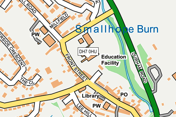 DH7 0HU map - OS OpenMap – Local (Ordnance Survey) DH7 0HU map - OS OpenMap – Local (Ordnance Survey)