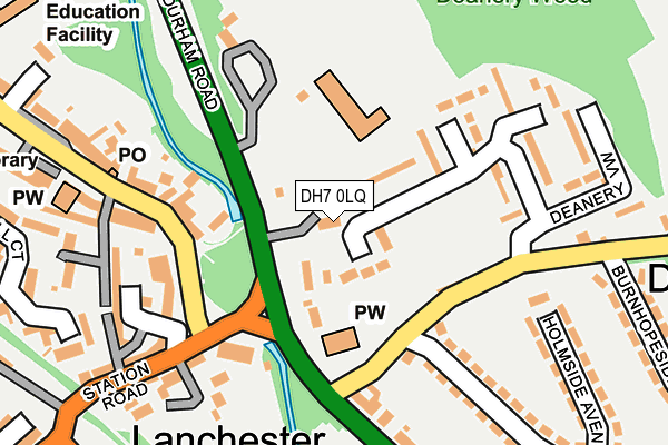DH7 0LQ map - OS OpenMap – Local (Ordnance Survey) DH7 0LQ map - OS OpenMap – Local (Ordnance Survey)