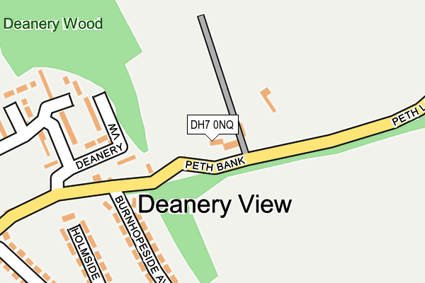 DH7 0NQ map - OS OpenMap – Local (Ordnance Survey) DH7 0NQ map - OS OpenMap – Local (Ordnance Survey)