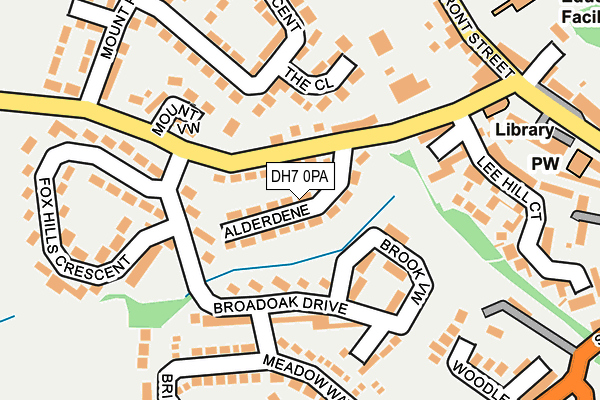 DH7 0PA map - OS OpenMap – Local (Ordnance Survey) DH7 0PA map - OS OpenMap – Local (Ordnance Survey)