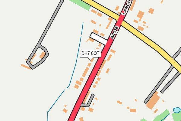 DH7 0QT map - OS OpenMap – Local (Ordnance Survey) DH7 0QT map - OS OpenMap – Local (Ordnance Survey)
