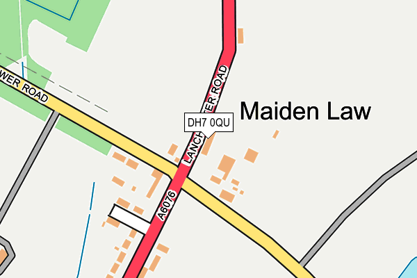 DH7 0QU map - OS OpenMap – Local (Ordnance Survey) DH7 0QU map - OS OpenMap – Local (Ordnance Survey)