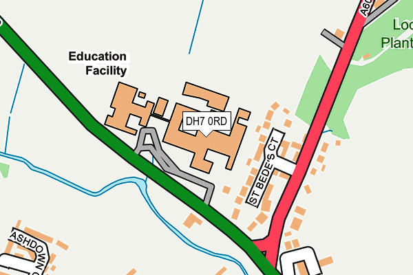 DH7 0RD map - OS OpenMap – Local (Ordnance Survey) DH7 0RD map - OS OpenMap – Local (Ordnance Survey)