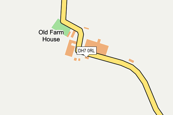 DH7 0RL map - OS OpenMap – Local (Ordnance Survey) DH7 0RL map - OS OpenMap – Local (Ordnance Survey)