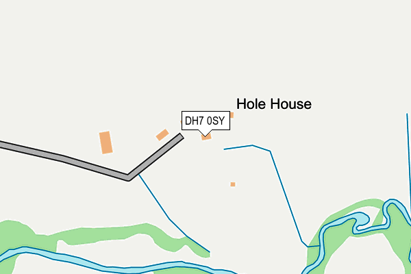 DH7 0SY map - OS OpenMap – Local (Ordnance Survey) DH7 0SY map - OS OpenMap – Local (Ordnance Survey)