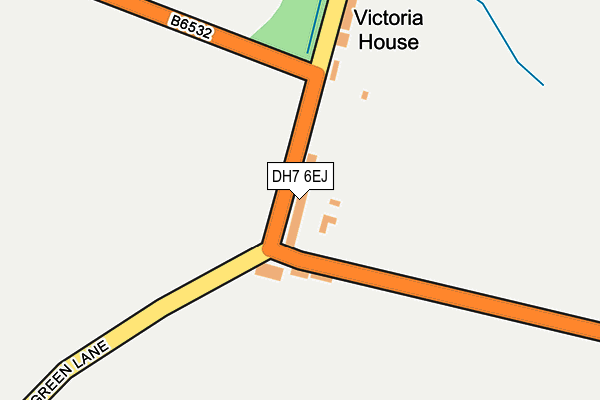 DH7 6EJ map - OS OpenMap – Local (Ordnance Survey) DH7 6EJ map - OS OpenMap – Local (Ordnance Survey)