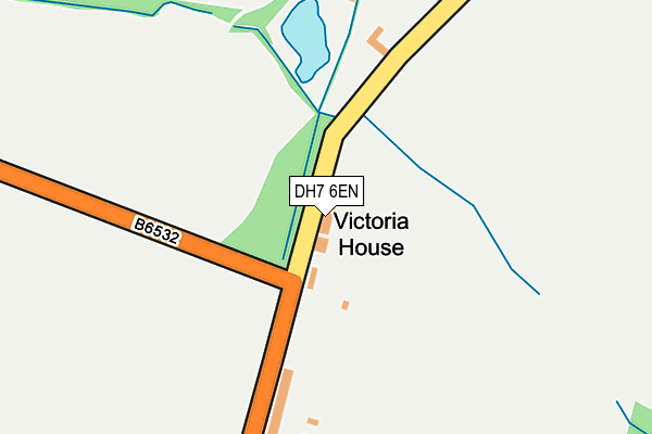 DH7 6EN map - OS OpenMap – Local (Ordnance Survey) DH7 6EN map - OS OpenMap – Local (Ordnance Survey)